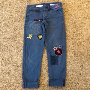 Anthropologie patchwork pants